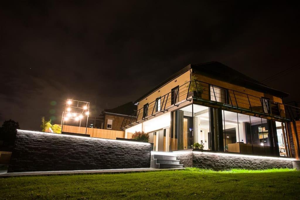 Buenas Noches Villa Standing Piscine & Wellness Boncelles Ngoại thất bức ảnh
