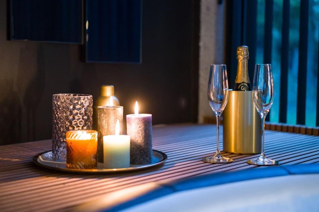 Buenas Noches Villa Standing Piscine & Wellness Boncelles Ngoại thất bức ảnh