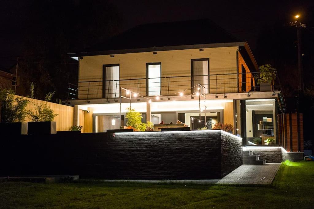 Buenas Noches Villa Standing Piscine & Wellness Boncelles Ngoại thất bức ảnh